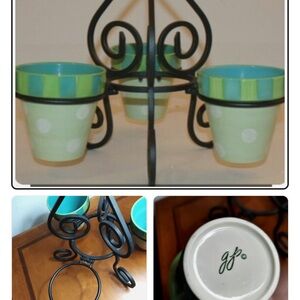 Southern Living At Home  Gail Pittman Pots and Stand